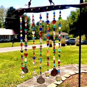 Beaded Sun Catcher w/Driftwood